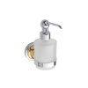 Bemeta RETRO - gold a chrom zlato-chrom dávkovač tekutého mýdla 200ml, sklo mini 144209108 (144209108)