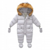 Detská kombinéza - Zimné kombinézy Tutmi Kids 72 Gray (Celková šedá veľkosť detí 72-76 cm)