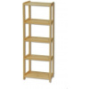 Drewmax Regál RG122 masiv - šířka 70 cm (Barva dřeva: Ořech)