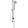 Hansgrohe Croma 100 - Sprchová súprava Vario EcoSmart 9 l/min so sprchovou tyčou 65 cm a miskou na mydlo, chróm 27776000