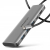 AXAGON HMC-5H, USB 5Gbps hub, 3x USB-A, HDMI 4k/30Hz, PD 100W, kábel USB-C 100cm HMC-5H