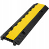 SucceBuy 3-kanálový káblový nájazd 103x30x5,5CM Guma + PVC Čierna + Žltá