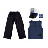 Kostým pre chlapca - Policajt policajta z kostýmu 98-110 5EL (Kostým pre chlapca - Policajt policajta z kostýmu 98-110 5EL)
