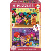 Educa drevené Karneval 2 x 16 dielov