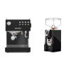 Ascaso Steel DUO, Black + Eureka Mignon Perfetto, CR black
