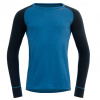 Pánske merino tričko Devold Duo Active 205 Shirt Man blue/ink S