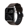 Nomad Active Strap Pro řemínek pro Apple Watch 44 42 mm hnědo-stříbrná NM1A4mSNW0