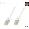 Techly ICOC U6-6U-005-WHT sieťový kábel Biela 0,5 m Cat6 U/UTP (UTP) (029389)