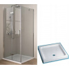 Sprchový kút - Sprchovací kút 90x90 + keramická sprchová vanička, D 7 cm (Sprchový kút - Sprchovací kút 90x90 + keramická sprchová vanička, D 7 cm)