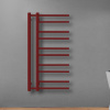 P.M.H. Theia kúpeľňový radiátor, pravý, 500 x 940 mm, bordó - štruktúrovaná, T1RE