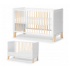 Detská postieľka Kinderkraft NICO 2v1 biela 120x60