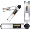 CMT Elektronický uhlomer digitálny uholník hliníkový DAF-001 26cm 0-360°