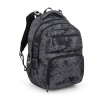 BAGMASTER Školský batoh ZIPSTER 25 B (Školský dvojkomorový batoh s odnímateľným bedrovým pásom - šedý)