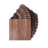 VEVOR Tréningová podložka 9ks 31,5x31,5x1,72CM Fitness podložka PP+PVC hnedá