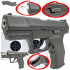 PISTOLET WALTHER P99 replika Air Soft Gun FULL METAL pružinová 6 mm GULIČKY