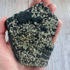 Nefertitis Šungit s pyritom surový 10 NF54395 - cca 10,5 x 7,5 cm, 279 g