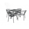 ROJAPLAST Set záhradného nábytku ZWMT-80 záhradný stôl 1 + 4 záhradné stoličky ZWMC-32