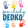 DTF transfer/nažehľovačka Hrdý dedko Rozmer: A4, Farba písma nažehľovačky: ružová