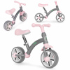 Detský krosový bicykel s kolieskami EVA s nastavením sedla sivý ECOTOYS