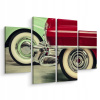Obrázok 4 Čiastkové CARS Retro Decor 3D 80x60 Kolesá (Obrázok 4 Čiastkové CARS Retro Decor 3D 80x60 Kolesá)