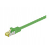 Patchcord Goobay S/FTP 7 RJ45 / RJ45 25 m zelený
