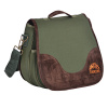 Reintex poľovnícka brašňa, neoprén - OLIVA / HNEDÁ (Odolná brašňa na rameno nie len pre lesníkov či poľovníkov. Kapsa je odolná voči vlhkosti a pekne drží svoj tvar)
