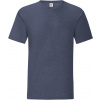 FRUIT OF THE LOOM ICONIC 150 T / Pánske tričko s krátkym rukávom - polnočná modrá XXXL