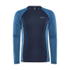 Craft Core Warm Baselayer LS Tee triko pánské Barva: Modrá, Velikost: M