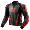 Kožená Bunda Rebelhorn Veľko Camo Black/Fluo Red 54