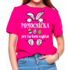 Fajntričko Kids Detské tričko - Pomocníčka pri farbení vajíčok, Farba ružová, Strih/ Variant Detský