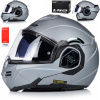 LS2 FF906 ADVANT ČEĽUSŤOVÁ PRILBA NA MOTOCYKEL SILVER