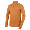 Husky Aron Zip M mustard pánska merino mikina - S