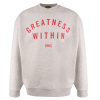 Everlast Greatness Within Crewneck Mens Grey/Red 2XL