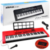 mamido Veľký keyboard orgán s 61 klávesmi + mikrofón