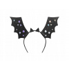 PartyDeco Čelenka Netopier s hviezdičkami