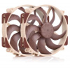 NOCTUA Ventilátor NF-A14x25r-G2-PWM-Sx2-PP, 2x 140mm, hnědá