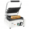 Gril na panini rebrovaný, nerezová oceľ 1800 W