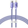 NONAME Baseus CAJY000205 Crystal Shine Series Datový Kabel USB-C - Lightning 20W 1,2m Purple