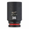 Milwaukee Priemyselné hlavice Shockwave 3/4´´ HEX 36mm dlhé 4932480395