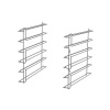 SMEG Vodicí lišty pro plechy GN 1/1 a rošty pro trouby se 6 plechy SMEG, RGN11-625