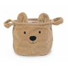 Childhome Koš na hračky Teddy Beige 25x20x20 cm