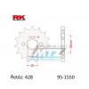 RK Chains Koliesko reťazové (pastorok) 1550-14zubov RK - Yamaha MT125+WR125R+WR125X + YZF-R125+YZFR125 + FZ-16+DT80 + Beta 125RE+125RR+125SM + Husqvarna SMS 2 Rieju 125 Marathon