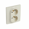 LEGRAND Dvojzásuvka NILOÉ 764633 béžová