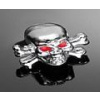 Ozdobné skrutky SKULL AND BONES M6, chróm (2ks)