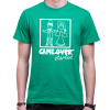 Fajntričko RM Tričko GAME OVER/started, Farba zelená, Strih/ Variant Pánsky/UNISEX