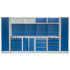 Kvalitný PROFI BLUE dielenský nábytok 3920 x 495 x 2000 mm - MTGS1300AZ