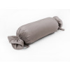 Biante Zamatový vankúš valec bonbon Velvet Prémium SVP-015 Latte 15x100 cm
