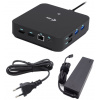 i-tec dokovací stanice USB-C DP Dual HDMI Docking Station, Power Delivery 100W + univerzální nabíječka 100W C31TRIVIDPRO100W