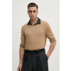 Tommy Hilfiger sveter pánsky bavlnený MW0MW14745 hnedá S