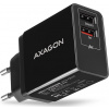 AXAGON ACU-QS24, QC & SMART nabíječka do sítě 24W, 2x USB-A port, QC3.0/AFC/FCP + 5V/1.2A